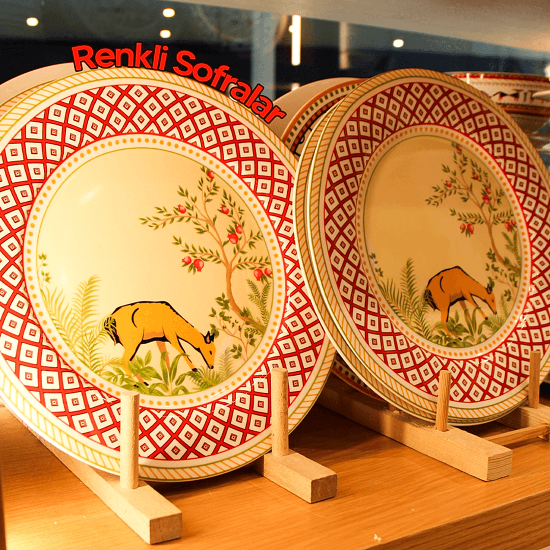 Tarzınızı yansıtan renk ve desende ki tabaklar Karaca’da