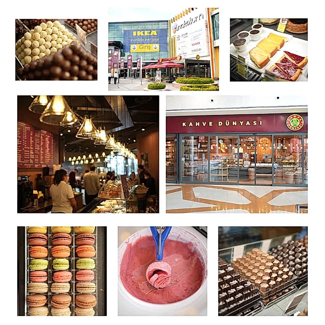 Kahveden çikolataya, unlu mamülden dondurmaya bini aşan ürün çeşidi ile hepimizin sevdiği KAHVE DÜNYASI Anatolium Ankara’da açıldı!????