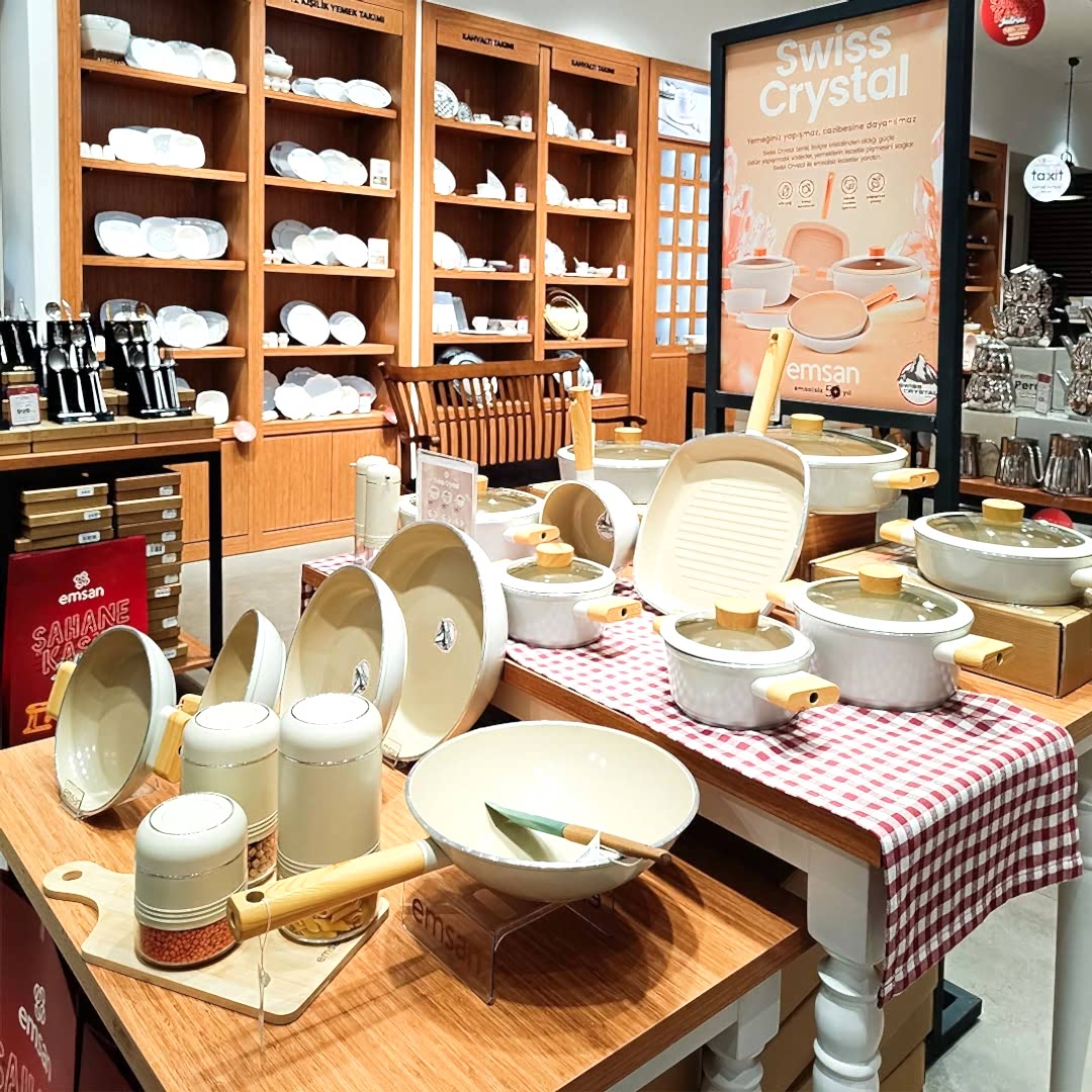 Emsan’ın Swiss Cyrstal serisini Anatolium Ankara’da keşfedin!Swiss Crystal ile emsalsiz lezzetler pişirin!????