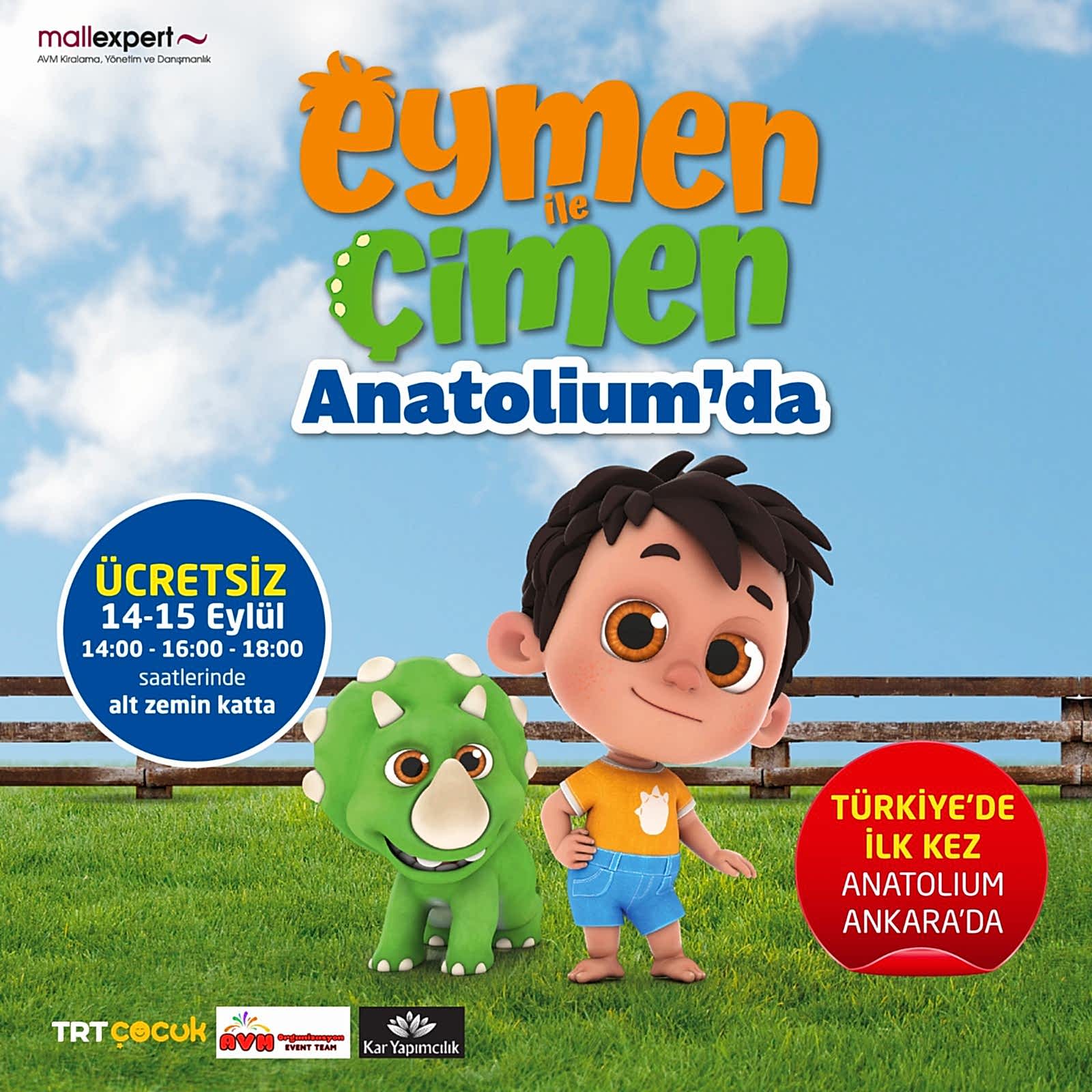 Eymen ile Çimen’in eğlence dolu gösterisi Türkiye’de ilk defa Anatolium Ankara'da !