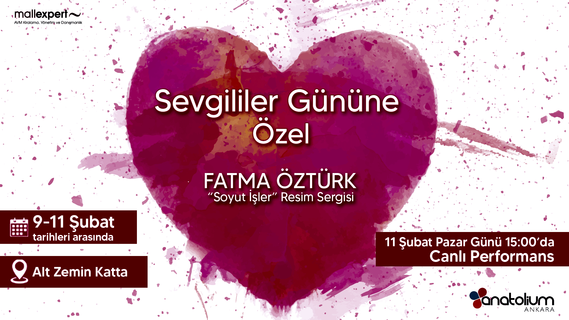 Sevgililer Gününe Özel Resim Sergisi