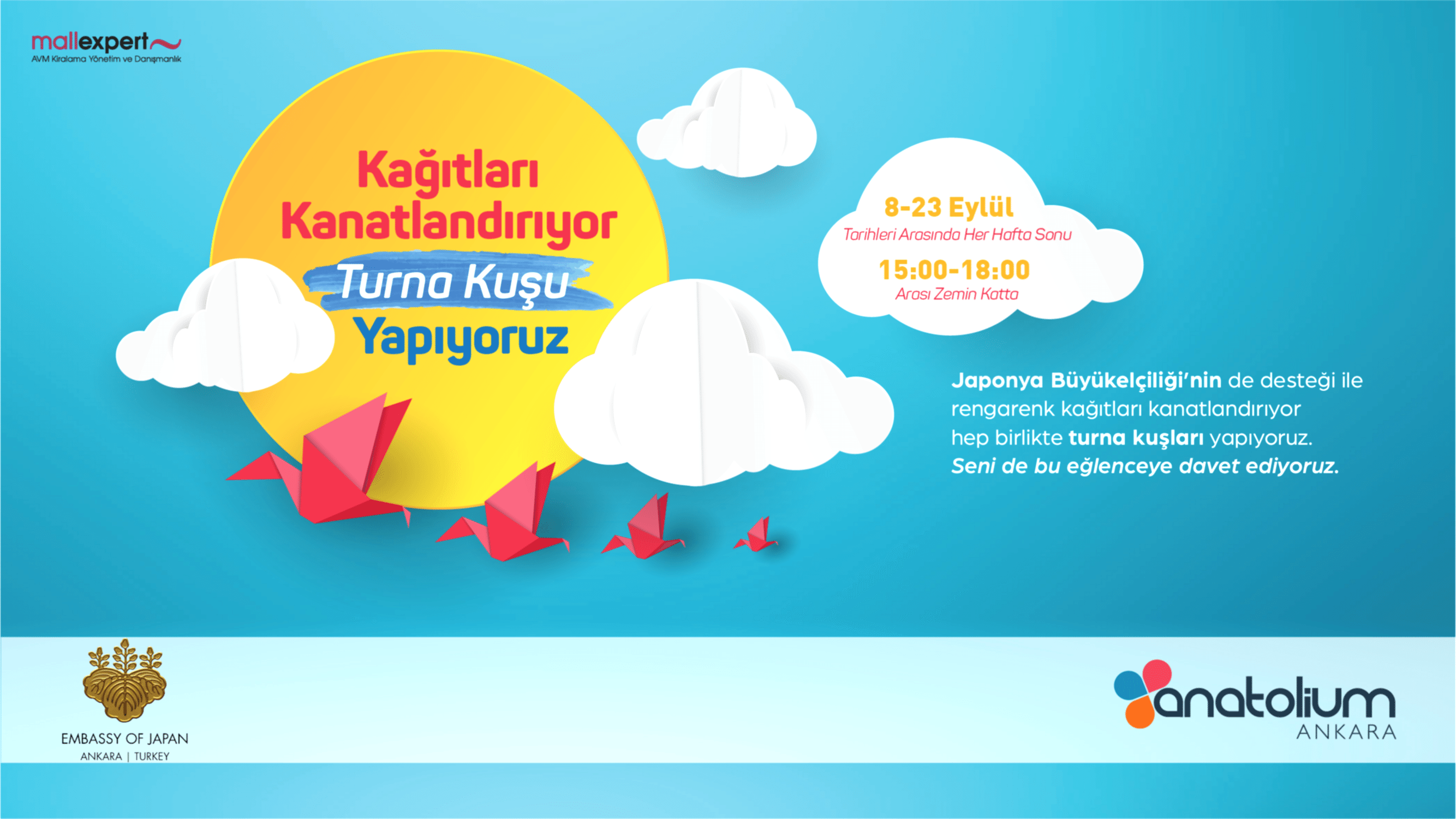 Japonya Büyükelçiliği ile Origami Etkinliği