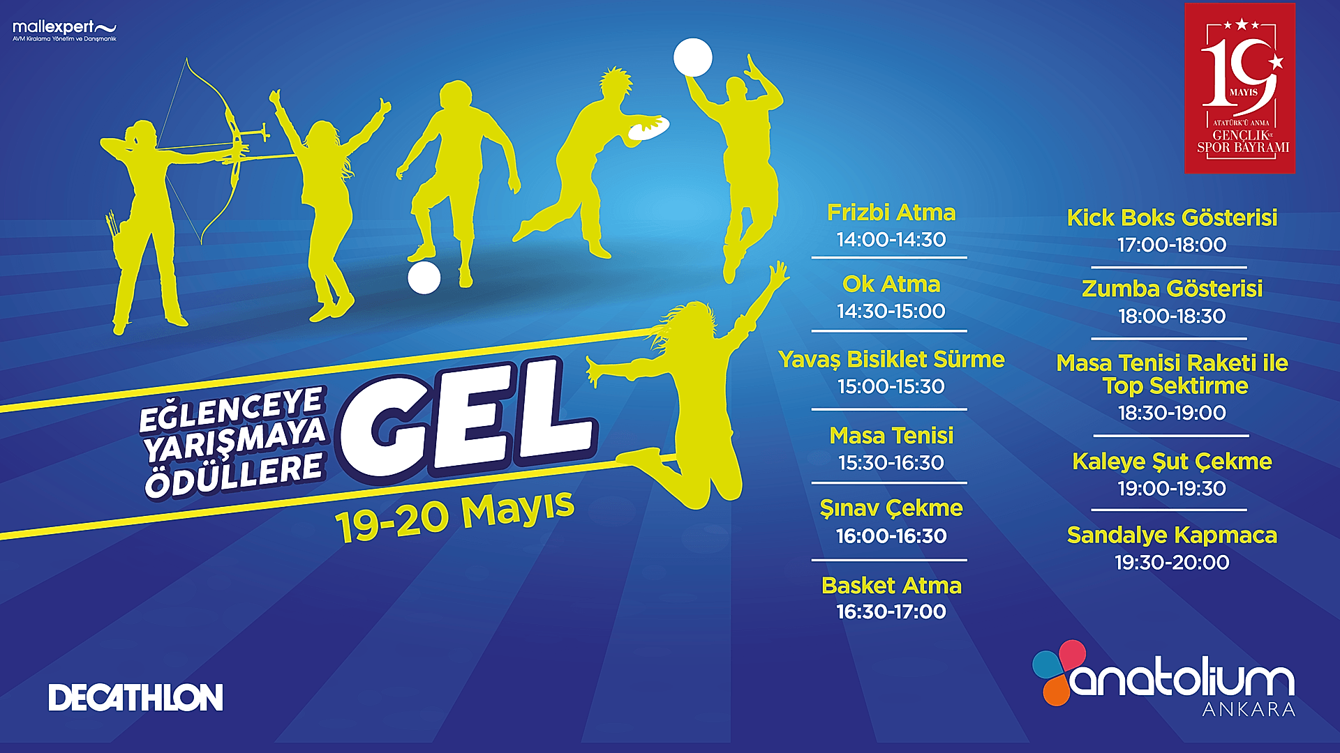 Anatolium Ankara'da 19 Mayıs Etkinlikleri