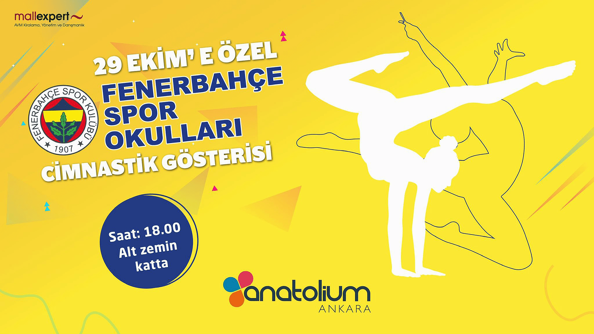 29 Ekim'e Özel Fenerbahçe Spor Okulları Cimnastik Gösterisi