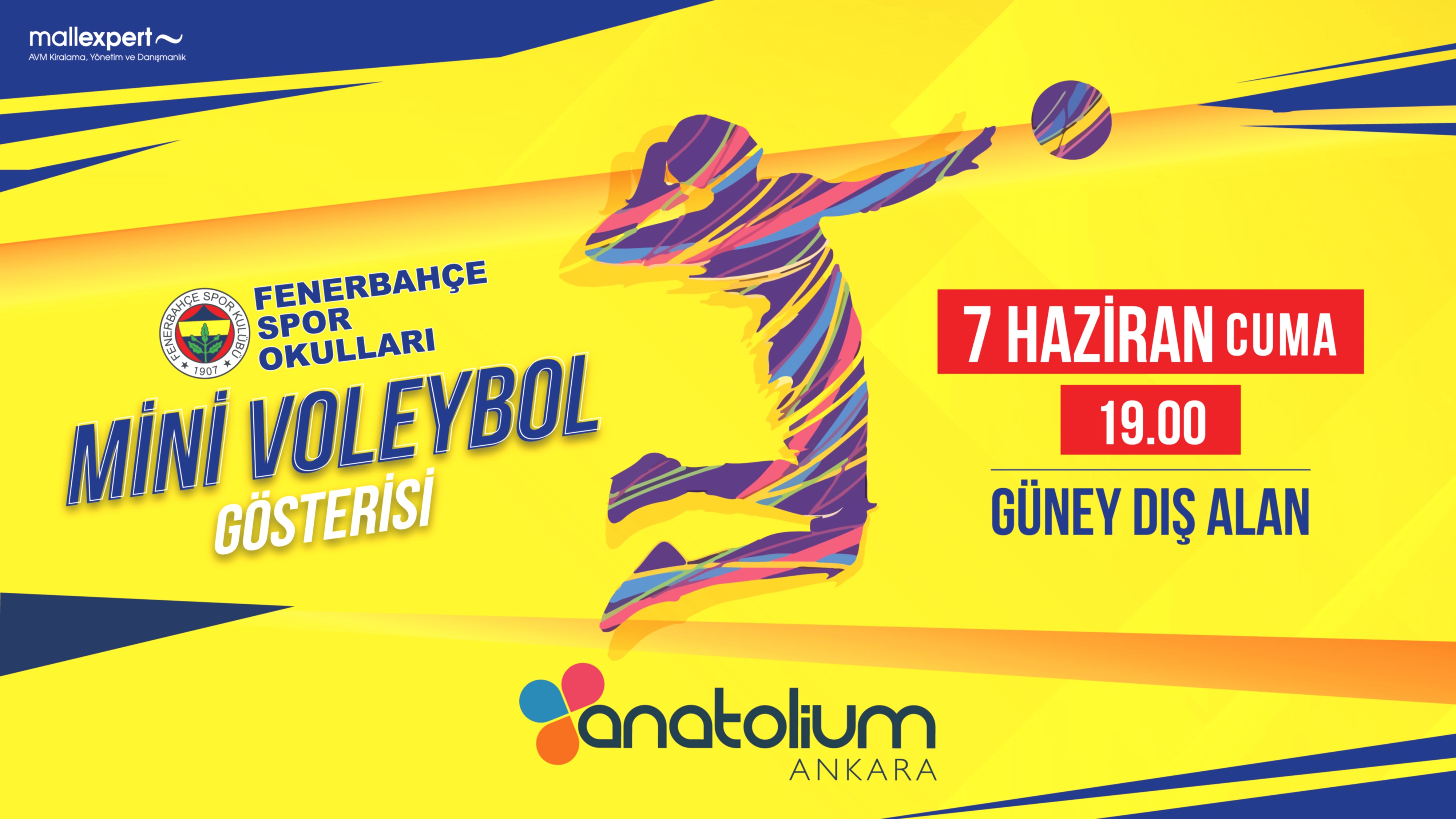 Fenerbahçe Spor Okulları Mini Voleybol Gösterisi