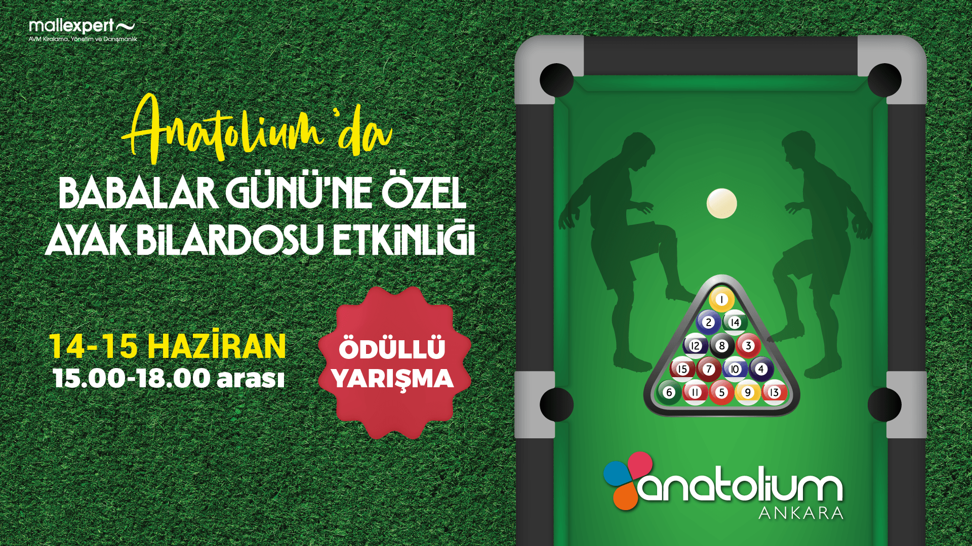 Babalar Günü'ne Özel Ayak Bilardosu Etkinliği