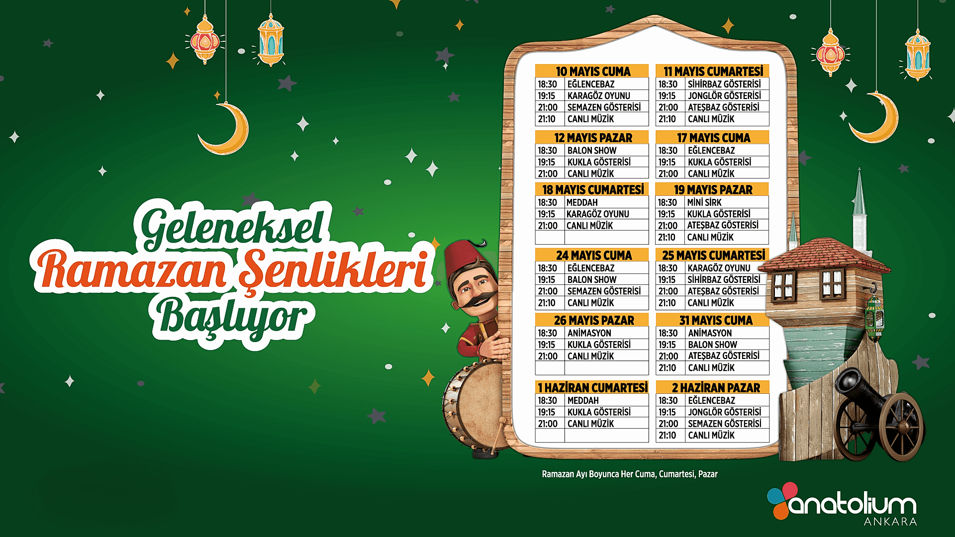 Anatolium'da Geleneksel Ramazan Şenlikleri