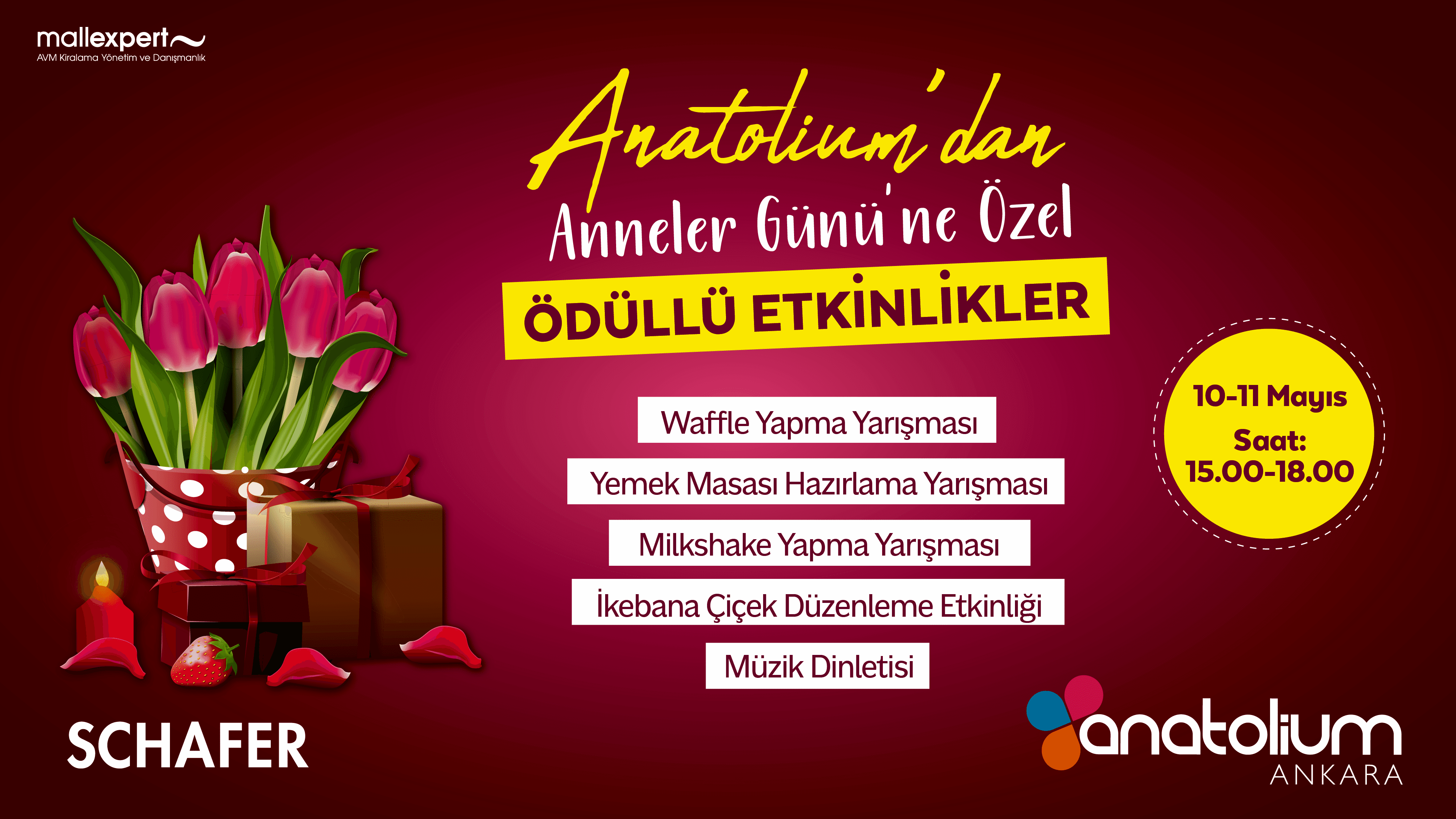 Anatolium'dan Anneler Günü'ne Özel Etkinlikleri