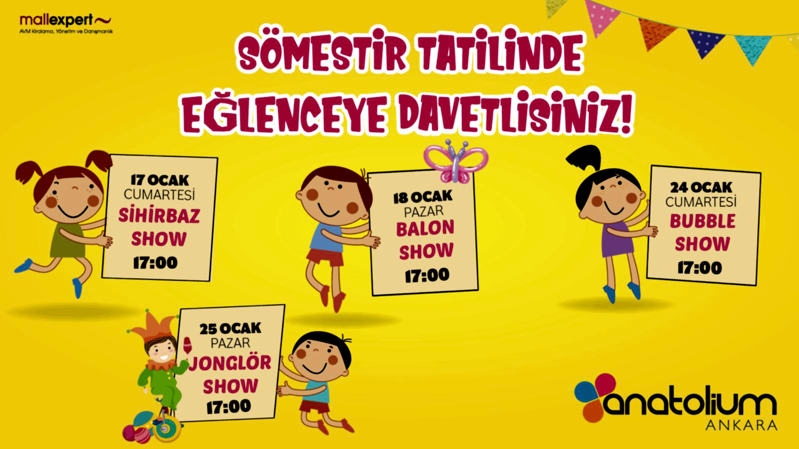 Sömestir Tatilinde Eğlenceye Davetlisiniz