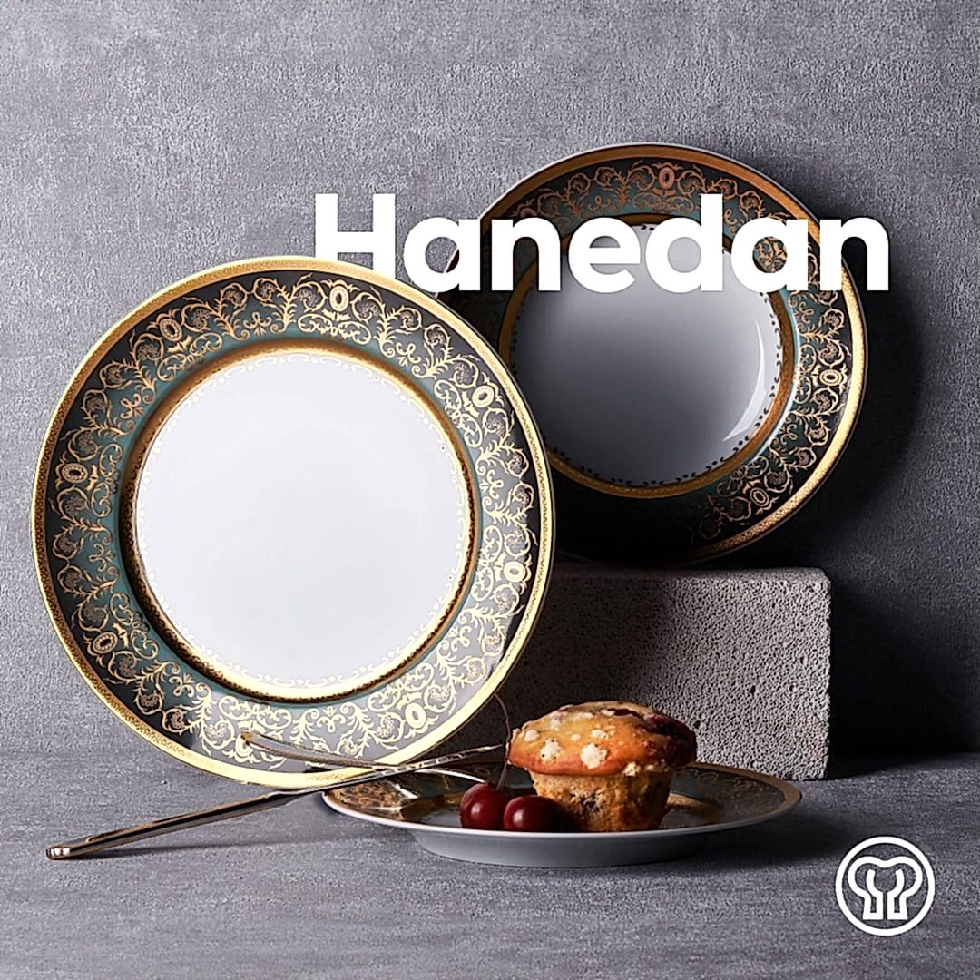 Fine Bone ile işlenmiş 60 parça, 12 kişilik Hanedan Collection ile sofralarınıza zarafet katın!✨